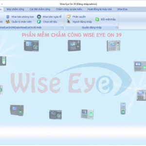 Phần Mềm Chấm Công Vân Tay Wise eye on 39